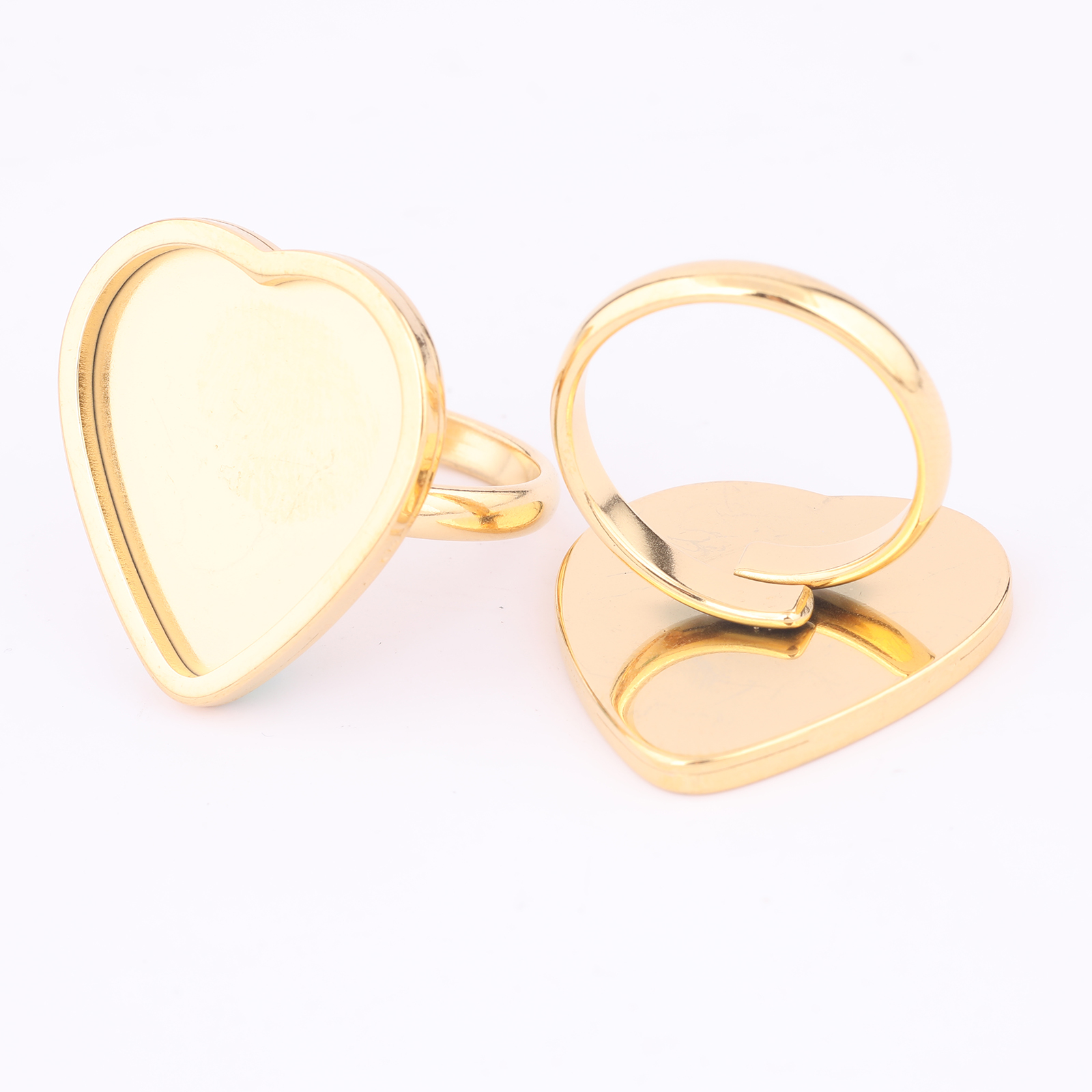 5pcs Stainless Steel Gold Plat - огляд і ціна Gold Plated Ring