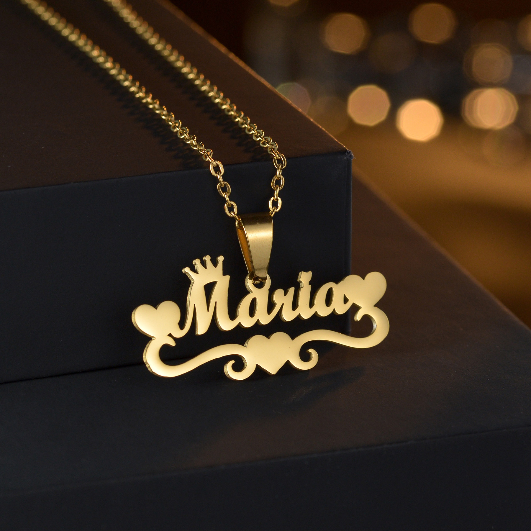 Personalized Custom Name Heart - огляд і ціна Engraved Name Necklace