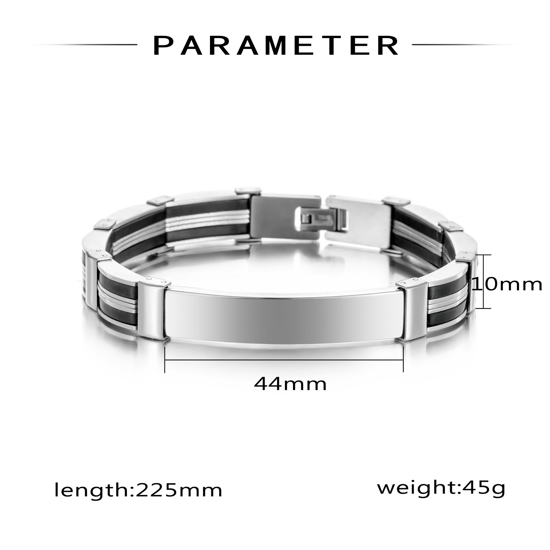 Punk Custom TEXT Name Men Stai - огляд і ціна Jewelry Watches Men