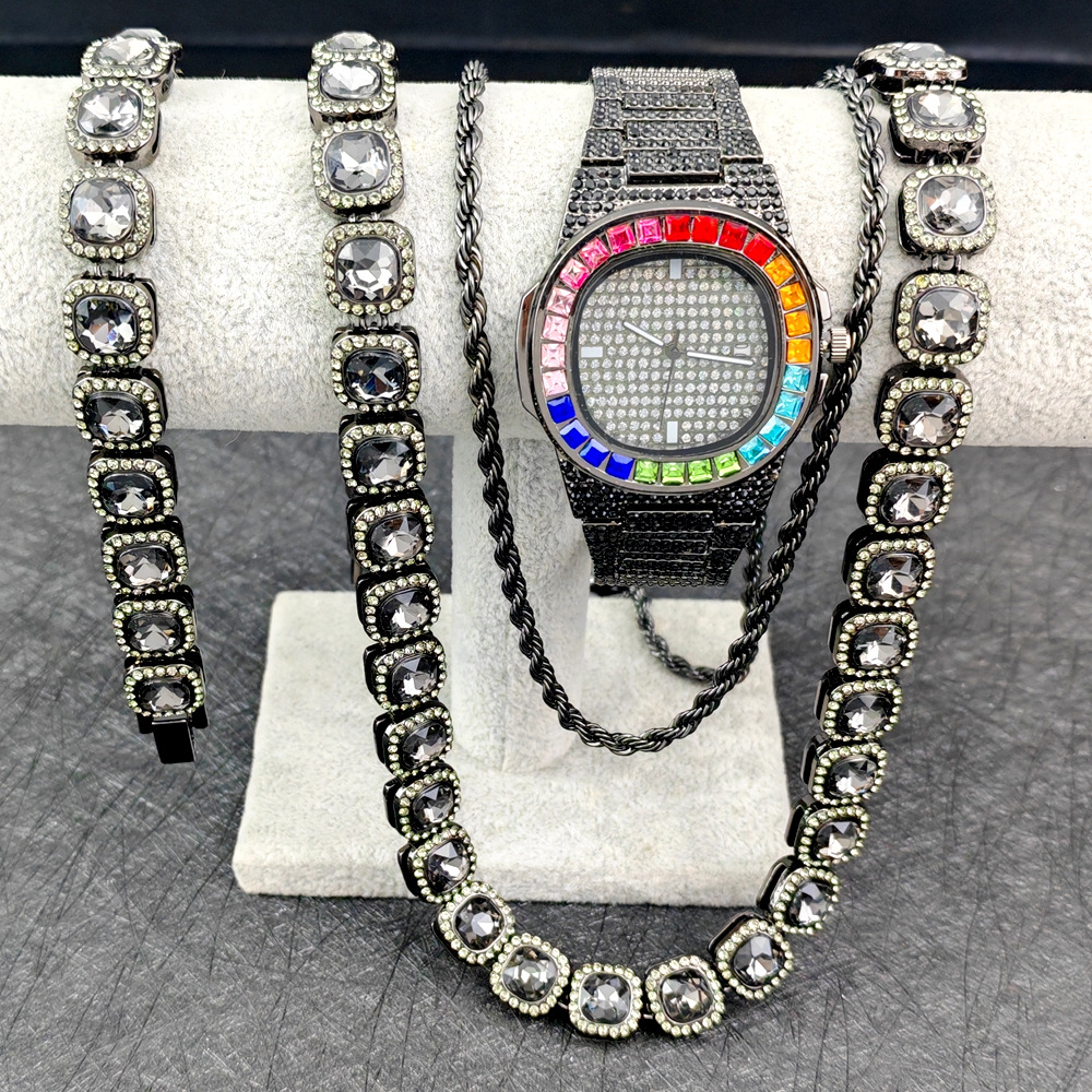 Purco Black Watch Tennis Chain - огляд і ціна Icebox Jewelry Watches
