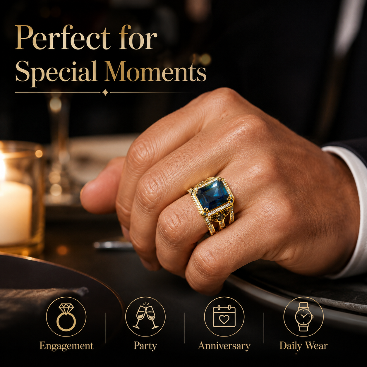 Bold Cubic Zirconia Inlaid Rin - огляд і ціна Eve Jewelry & Watches Distribuidor Oficial Rolex Buenos Aires