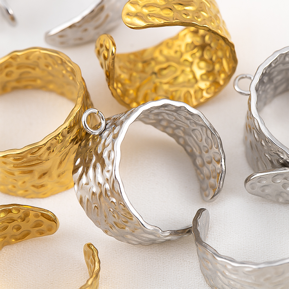 2pcs Stainless Steel 18K Gold  - огляд і ціна Gold Plated Ring