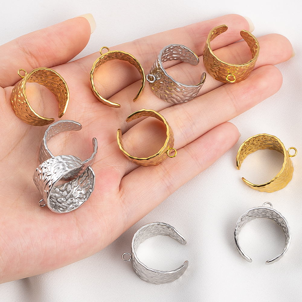 2pcs Stainless Steel 18K Gold  - огляд і ціна Gold Plated Ring