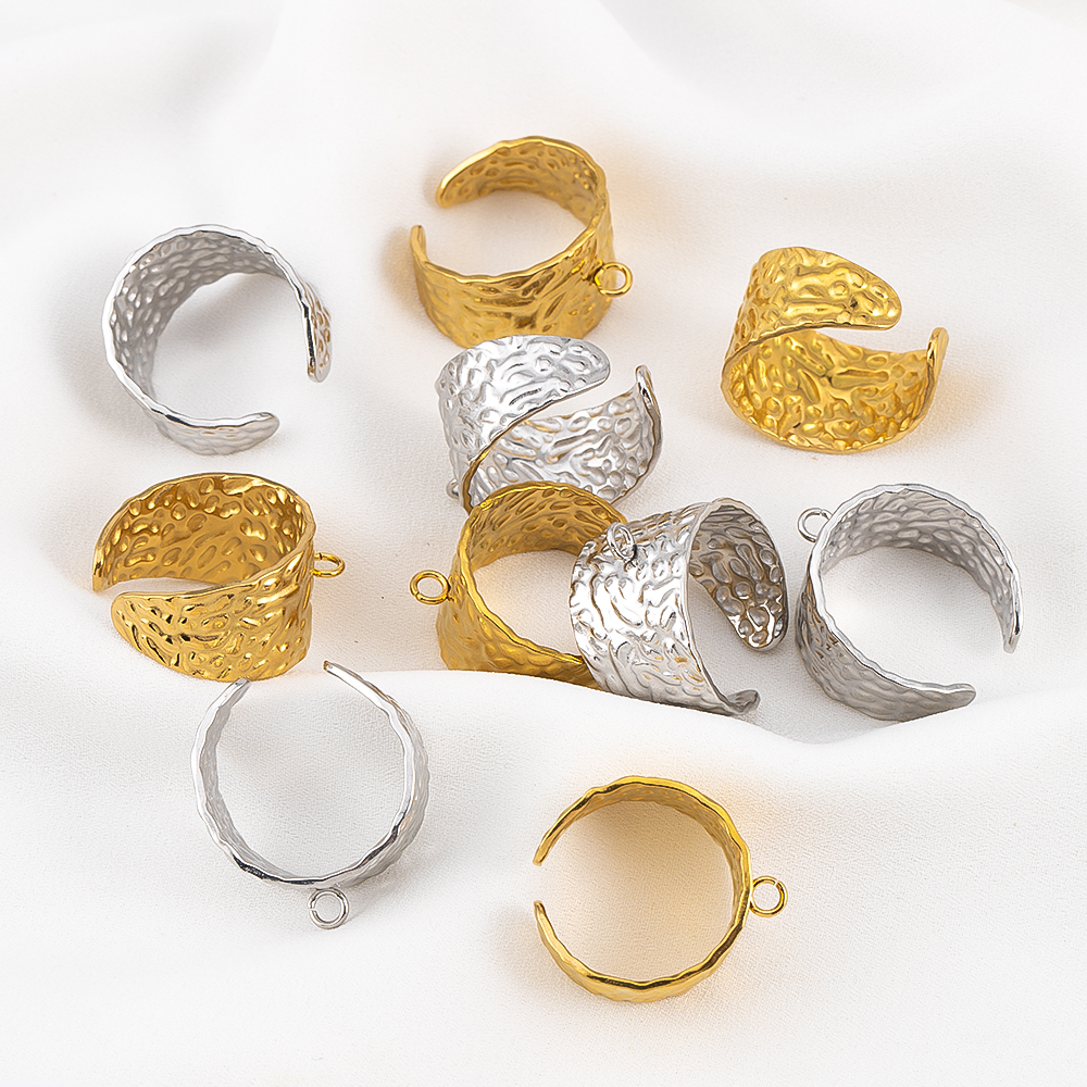 2pcs Stainless Steel 18K Gold  - огляд і ціна Gold Plated Ring