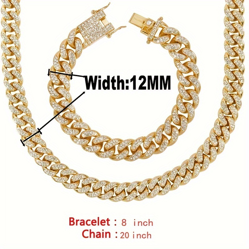 12mm Cuban Chain With Watch Se - огляд і ціна Icebox Jewelry Watches