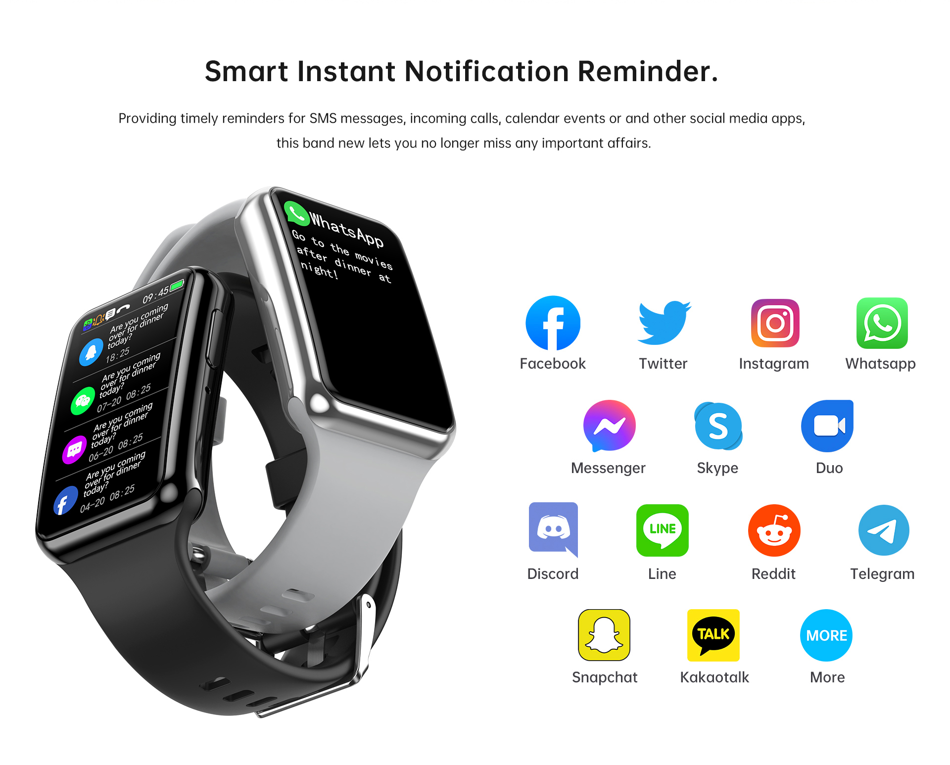 1.47 Inch BT Call Smart Band H - огляд і ціна Smartwatch