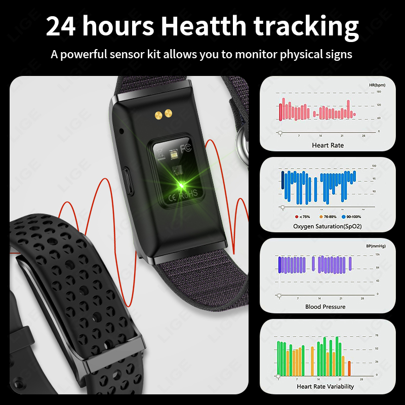 LIGE 100+ Sport Fitness Tracke - огляд і ціна Smartwatch