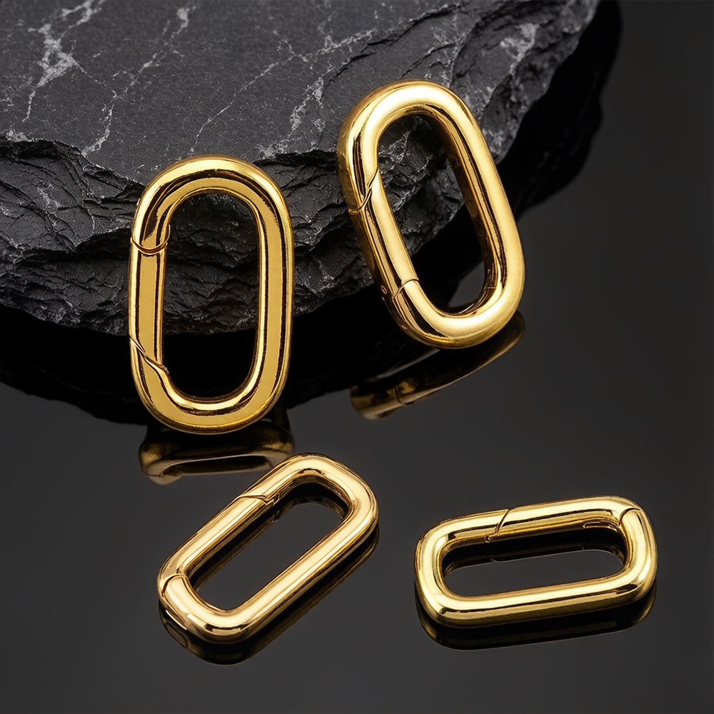 2pcs 18K Gold Plated Filled Ov - огляд і ціна Gold Plated Ring