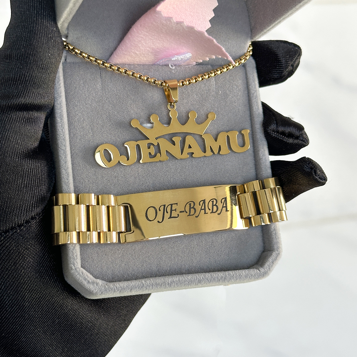 New Customized Name Necklace B - огляд і ціна Jewelry Bracelet Watches