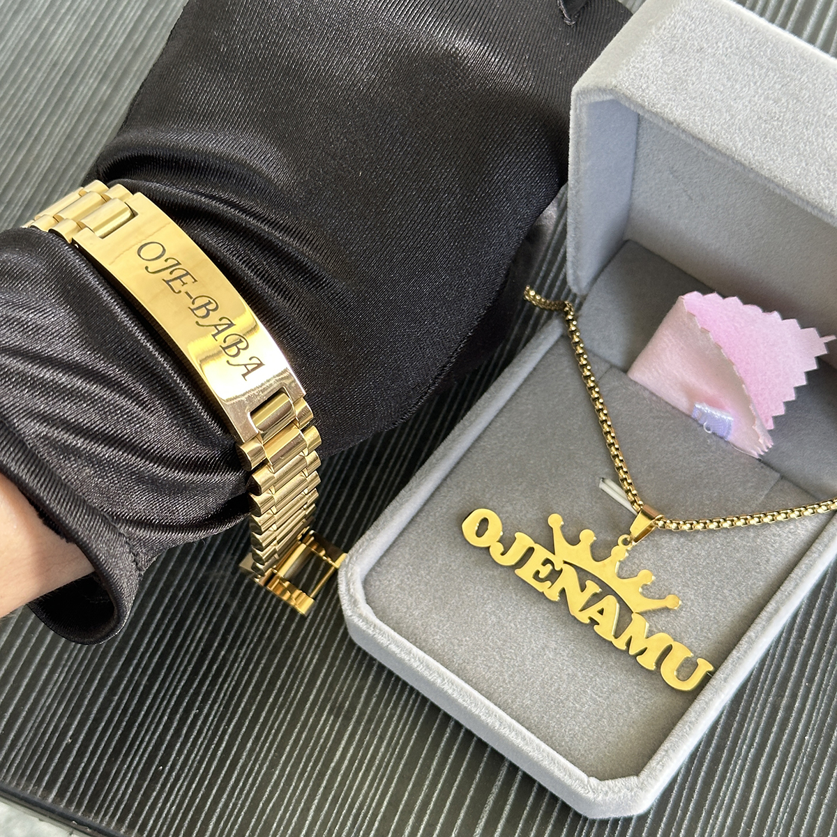 New Customized Name Necklace B - огляд і ціна Jewelry Bracelet Watches