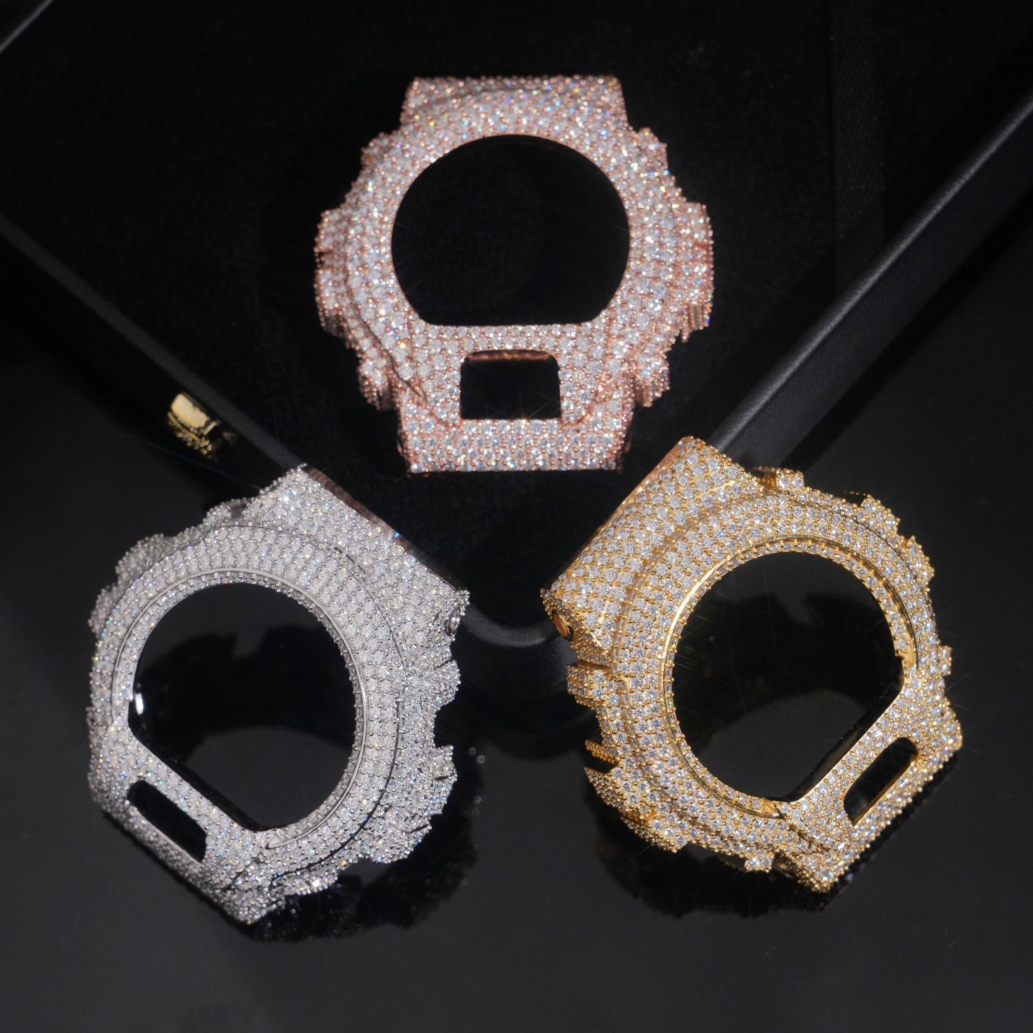 Bling Hip Hop Watch Case: Iced - огляд і ціна Jewelry Watches Men