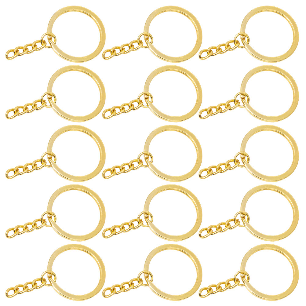 100Pcs Gold Plated Flat Chain  - огляд і ціна Gold Plated Ring