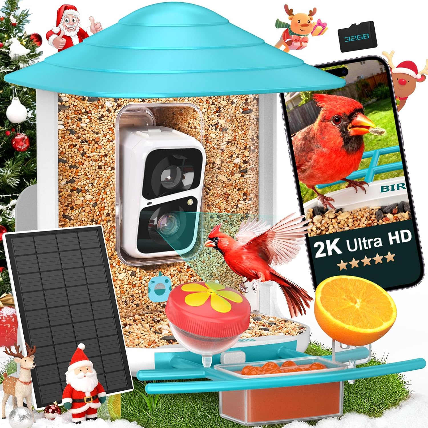 2K HD Bird Feeder Camera with  - огляд і ціна Watches & Jewelry Lvmh