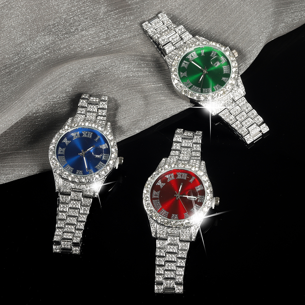 New Punk Men Watch Iced Out Di - огляд і ціна Jewelry Watches Men